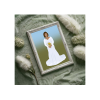 abstract portret bruiloft