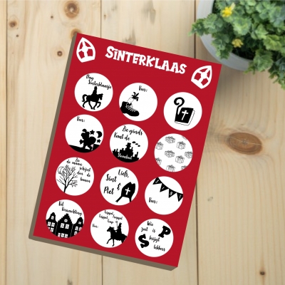 Ronde cadeaustickers