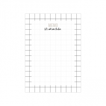 Memo grid notitieblok